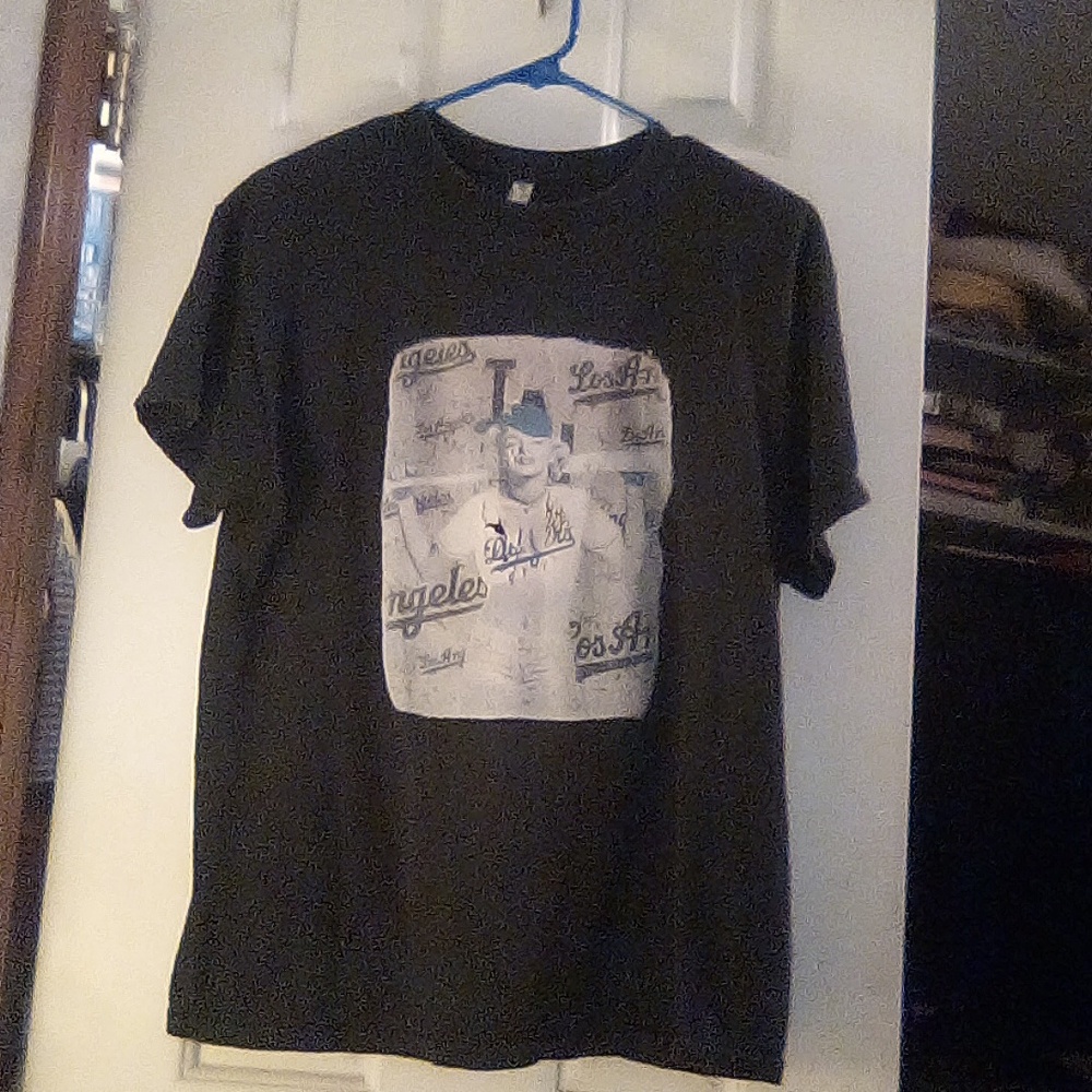 Marilyn Monroe LA Dodgers Medium Black TShirt